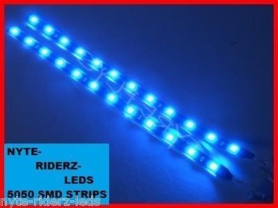 Ford  blue 12" 5050 smd led strips  new  2 strips total of 24 leds