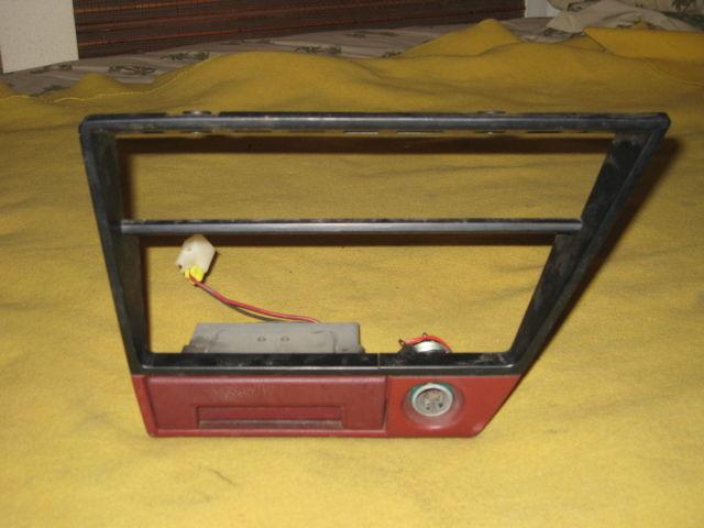 Nissan 300zx center dash trim red - nice