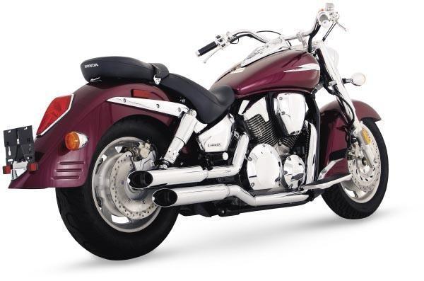 Vance & hines exhaust cruzers for honda shadow spirit vt750dc