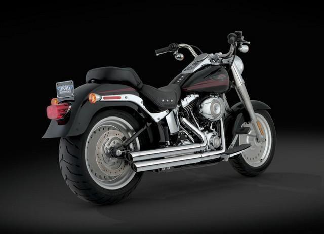 Vance & hines q-series double barrel for harley softail 86-10