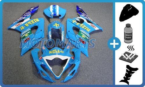 5 in 1 bundle for suzuki gsxr-1000 k5 05 06 body kit fairing & windscreen aa