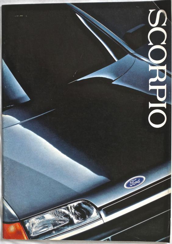 Ford (merkur) scorpio sales catalog in dutch