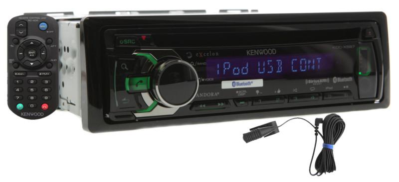 Kenwood kdc-x597 indash car stereo cd am fm aux pandora bluetooth