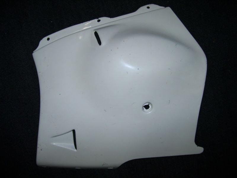 86 87 gsxr 750 88 gsx-r 1100 fiberglass left lower fairing plastic cowl slabside