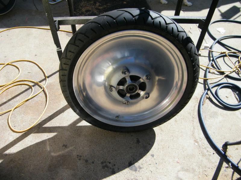 V rod wheel & tire