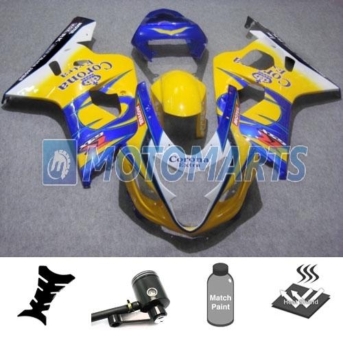 Bundle inj fairing w/ brake fluid pot for suzuki gsx r 600 750 k4 04 05 gsxr aj