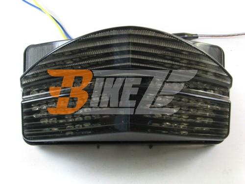 Fit honda cbr 600 f4i 01 02 03 smoke led tail light w/ turn signal integrated