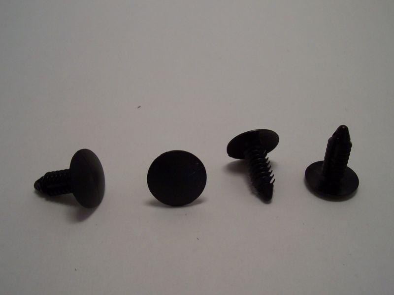 Black shield retainer gm, ford & chrysler pkg of 100