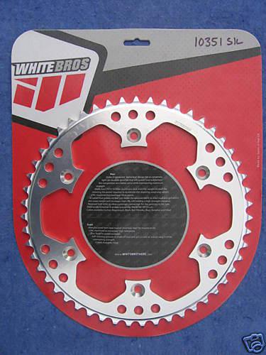 Talon rear sprocket yamaha yz / yzf / wr     silver 51t