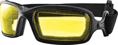 Bobster fuel photochromic motorcycle glasses yellow lens