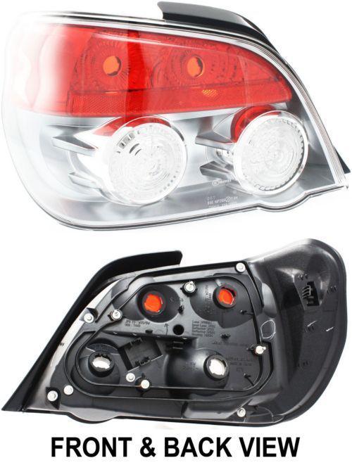 Tail light brake lamp rear lens & housing pair set driver & passenger sides