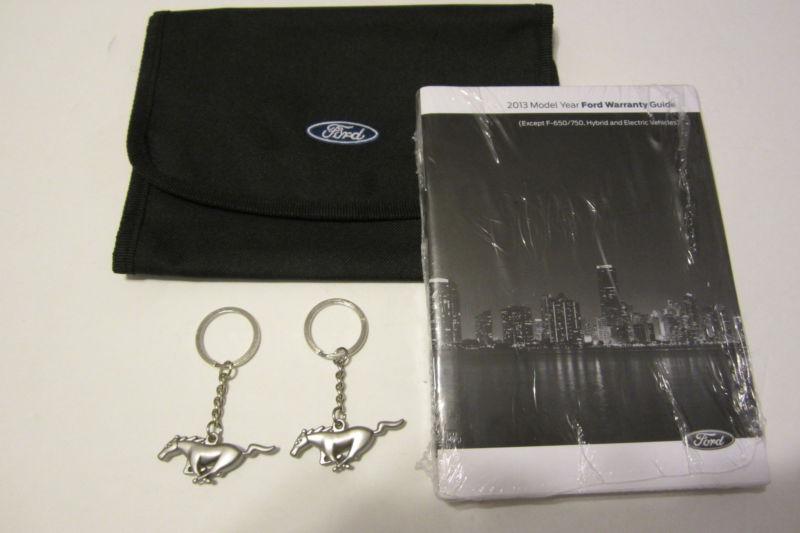 2013 ford mustang owners manual with key chains