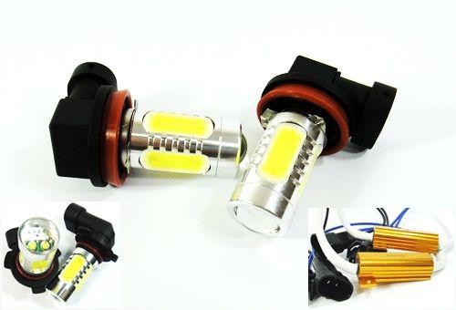 H11 h8 cree projector plasma led fog light drl headlight 16w error free resistor