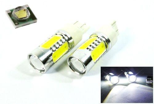 2x cree 7443 plasma led projector bulb 11w turn signal light blinker backup 7440