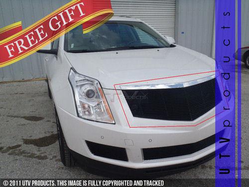 2010 2011 2012 2013 cadillac srx 1pc billet grille upper replacement kit black