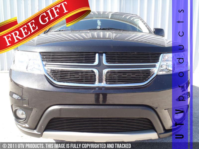 2011 2012 2013 dodge journey r/t 5pc combo black billet grille kit overlay 11 12