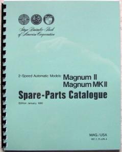 Puch magnum ii and mkii moped parts manual 1980