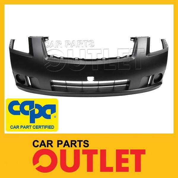 2007-2009 nissan sentra front bumper primered plastic cover capa certified s/sl