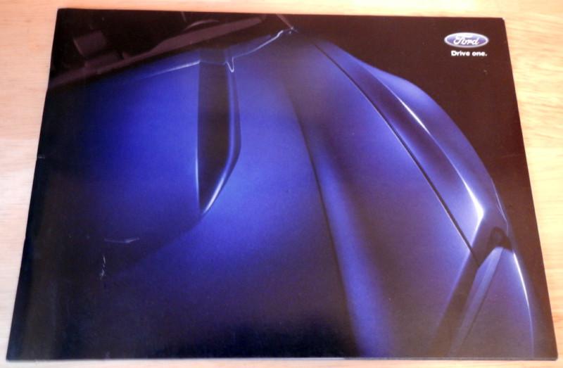 New 2009 2010 ford full line brochure - cars trucks suv mustang f-150 super duty