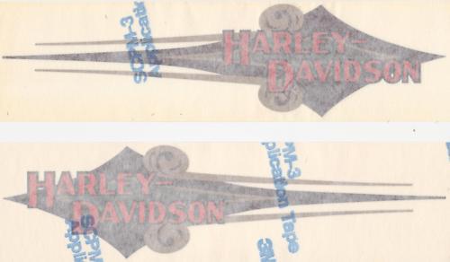 Harley heritage flstc tank decal part 14338-93 14341-93