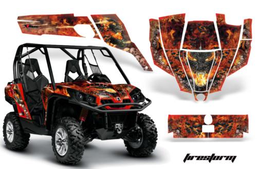 Amr racing decal sticker parts graphic kit can am commander brp decal 800/1000 x