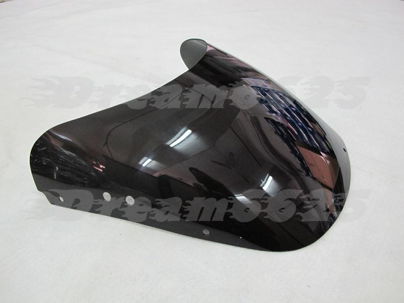 Windscreen windshield fit honda cbr400 cbr400r cbr400rr nc23 1988 1989 black