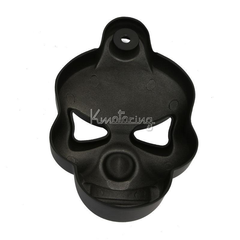 Cool motorcycle bike skull skeleton horn cover for 92-12 harley davidson evo hot