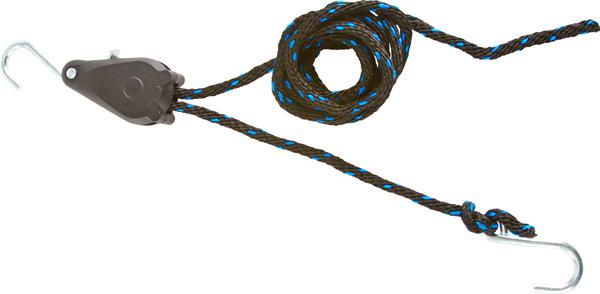 10' rope ratchet tie down-3/8" rope-boat-kayak-canoe ratchet pulley  (sp-250)