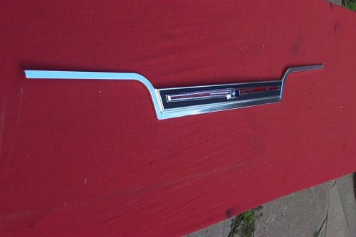 1967 chevrolet impala bel air biscayne 2 dr trunk moulding &amp; ext anodized *show*