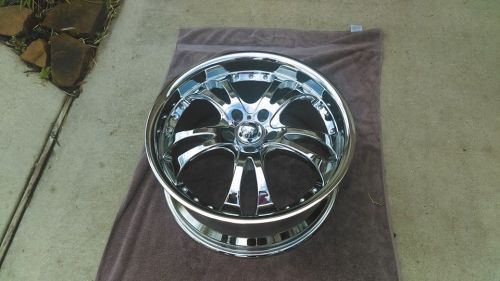 American racing wheels &#034;casino&#034; chrome set of 4