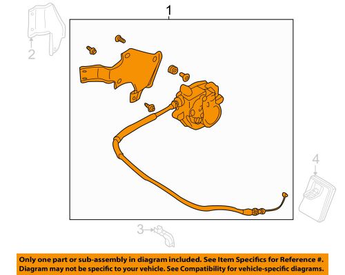 Subaru oem 02-05 impreza cruise control-actuator 87012fe020