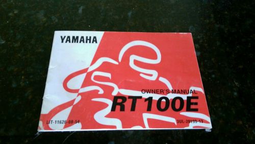 1993 yamaha rt100e owner operator manual rt 100 e owner&#039;s owners oem