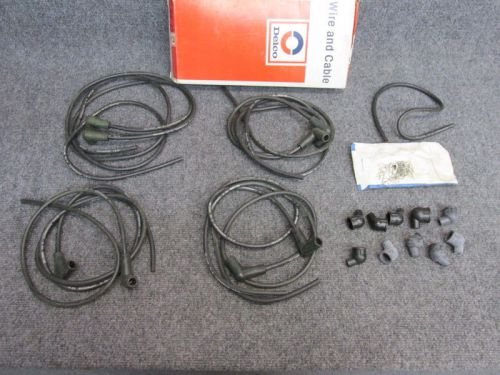 Vintage delco ignition cables / spark plug wire set #6292491 (488-e)