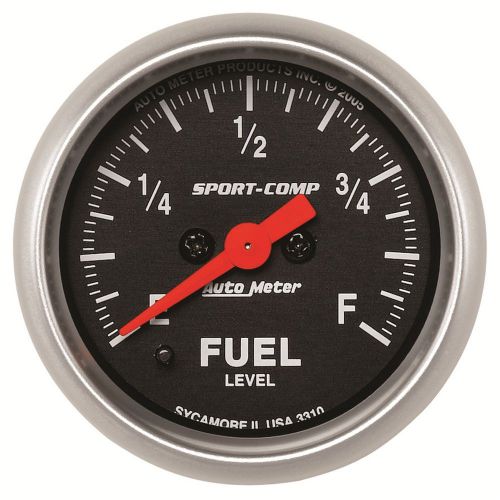 Auto meter 3310 sport-comp; electric fuel level gauge