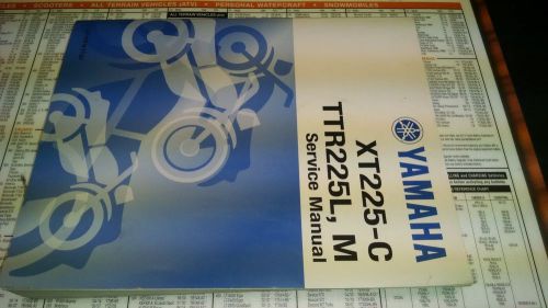 Yamaha xt225-c  ttr-225l, m service manual