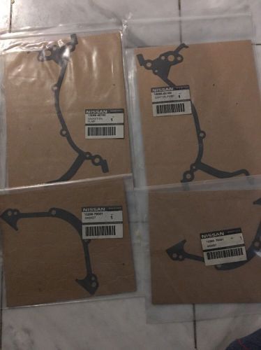 15066-4s100  and 12298-7b001 gasket oil pump oem nissan lot of 4