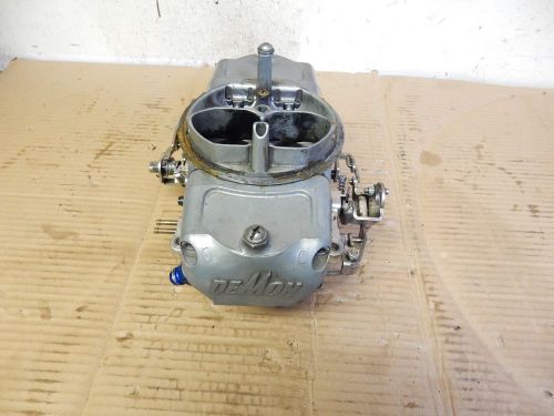 Speed demon 850 cfm double pumper 4 corner idle carburetor race street rat rod