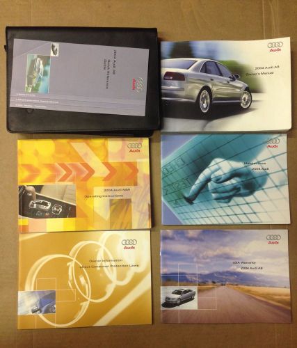 2004 audi a8 owner&#039;s manual with case