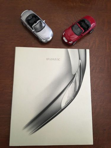 2007 lexus sc 430 deluxe brochure