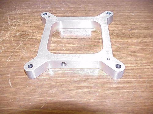 Billet aluminum .750&#034; thick holley carburetor spacer rs3 nascar nhra imca ump