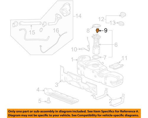 Gm oem vapor canister-tank pressure sensor 13502903