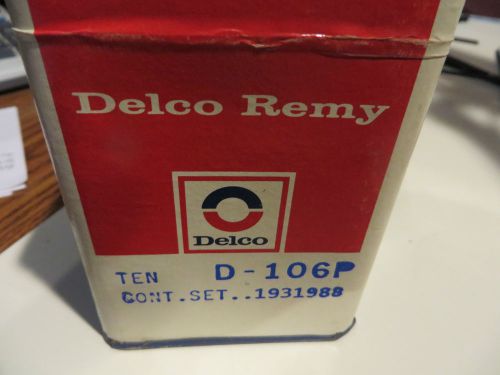 Delco remy contact set d-106p  1931988 new box of 10 unopened