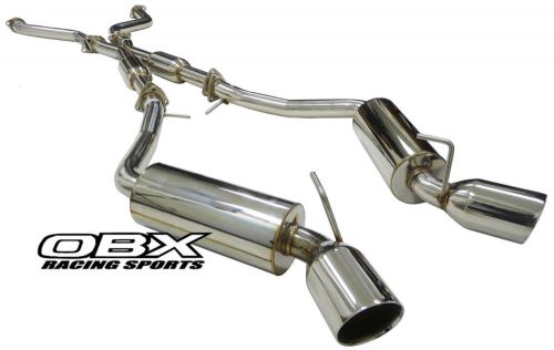 Obx exhaust catback for 2007 to 2013 infiniti g37 vq37vhr 4 dr. sedan