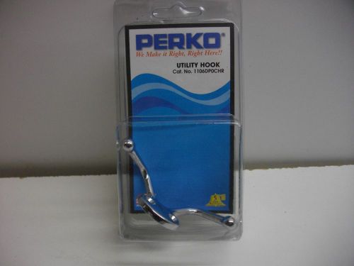 Perko marine double utility hook 1106dpochr sailboat cabin hardware