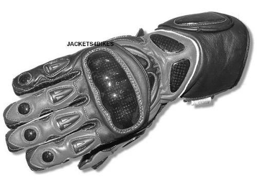 G66 new motorcycle gloves carbon fiber leather gm xl