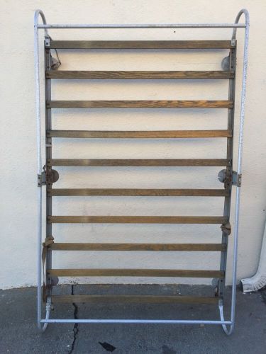 Vintage vw volkswagen roof rack bus squareback bug? luggage rack 10 wooden slat