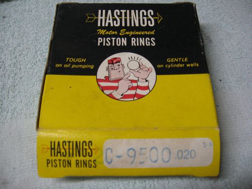 Honda 600 coupe sedan hastings .020&#034; oversize piston rings incomplete set