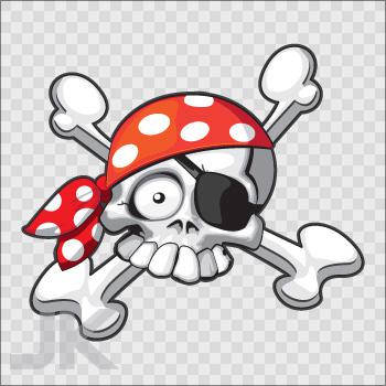 Decal sticker skull skulls crossbones pirate 6 teeth 0500 ab4z3