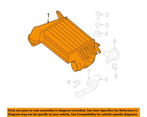 Subaru oem 05-08 legacy-intercooler 21821aa021