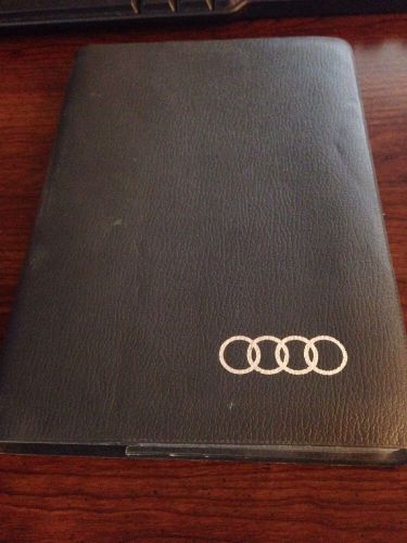 1997 audi  owner manual